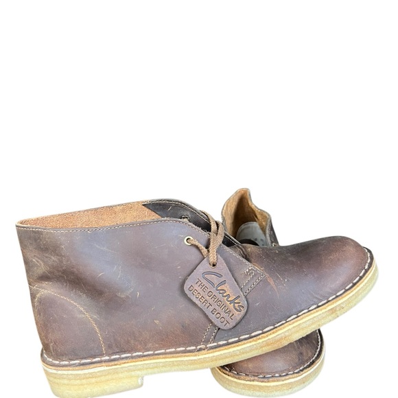 Clarks‎ Men's Desert Boots - Brown - Picture 1 of 11